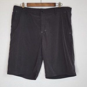 Outerknown Recycled  Polyester & Spandex Size 36 Hybrid Black Shorts